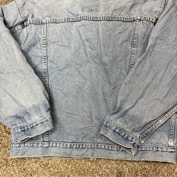 Vintage 80's Bonjour light wash denim jean jacket womens size medium button up - Picture 7 of 14